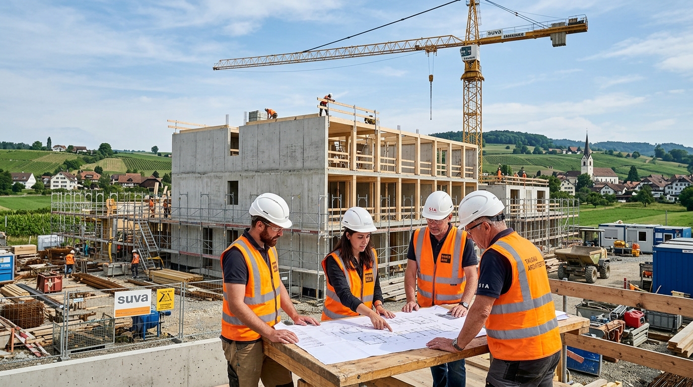 Schweizer Baustelle Baumanagement STS Innova GmbH